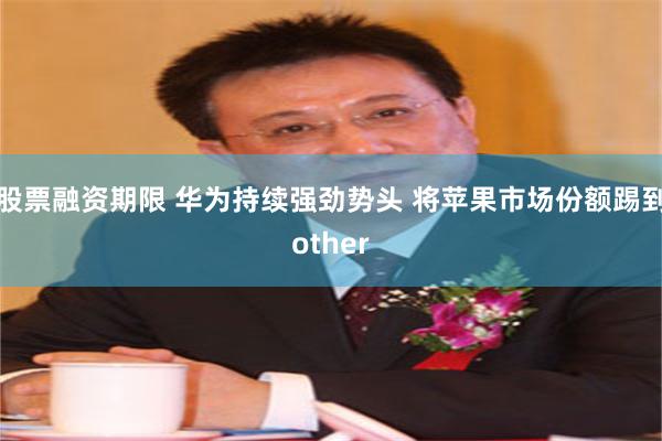 股票融资期限 华为持续强劲势头 将苹果市场份额踢到other