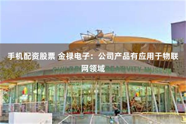 手机配资股票 金禄电子：公司产品有应用于物联网领域