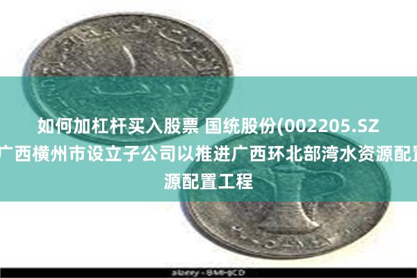如何加杠杆买入股票 国统股份(002205.SZ)拟在广西横州市设立子公司以推进广西环北部湾水资源配置工程