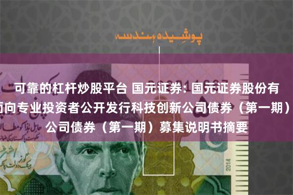 可靠的杠杆炒股平台 国元证券: 国元证券股份有限公司2025年面向专业投资者公开发行科技创新公司债券(第一期)募集说明书摘要