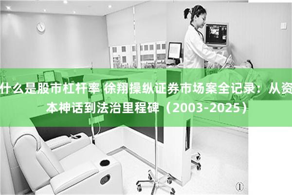 什么是股市杠杆率 徐翔操纵证券市场案全记录：从资本神话到法治里程碑（2003-2025）